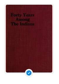 كتاب أربعون عاما بين الهنود